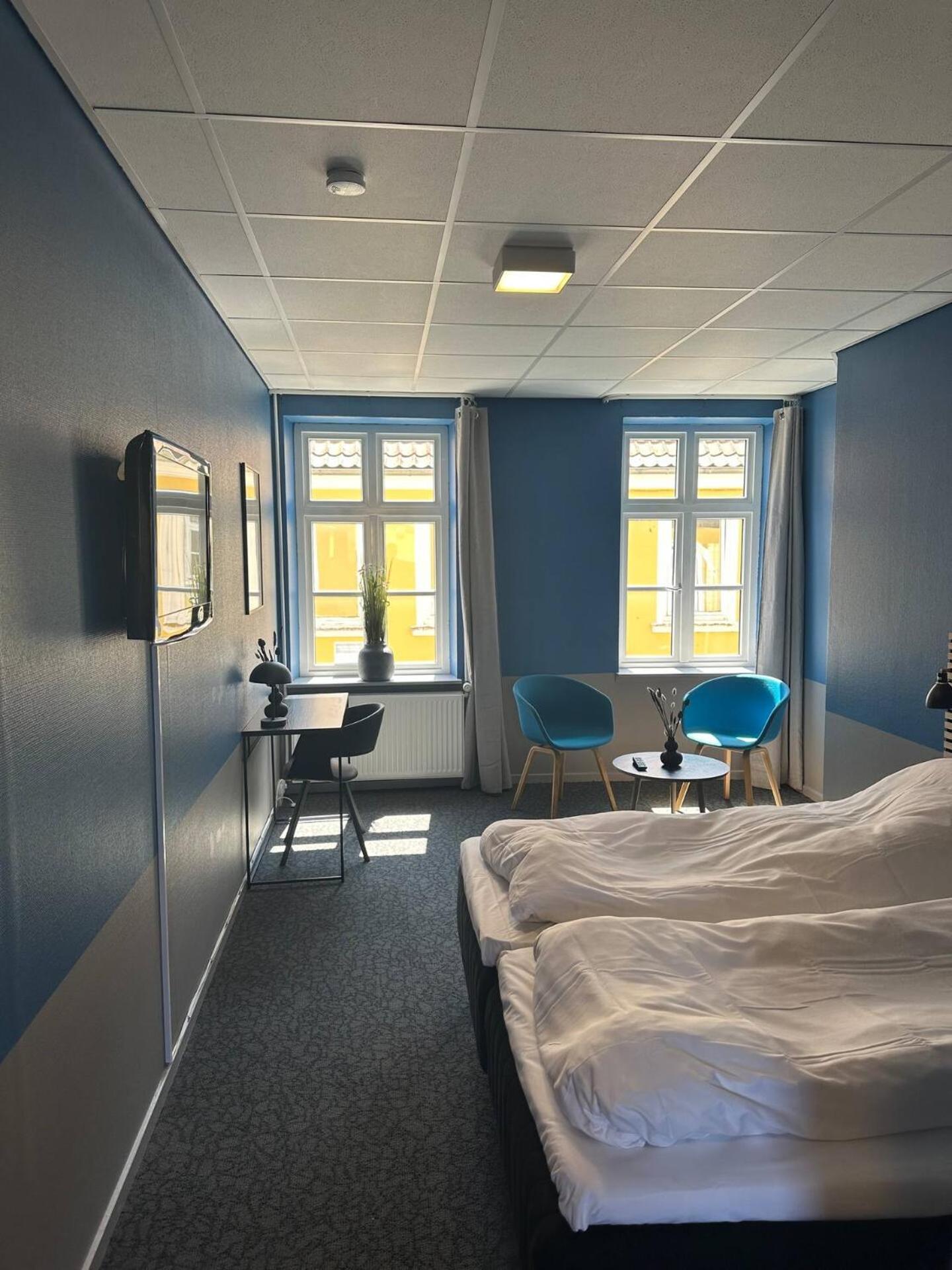 Blue Double Room 6 On Pedestrian Street Saeby Extérieur photo